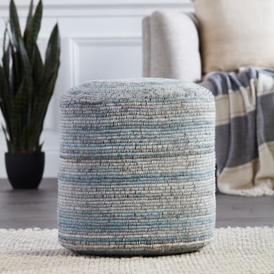 Hayes Stripes Pouf/ Floor Pillow