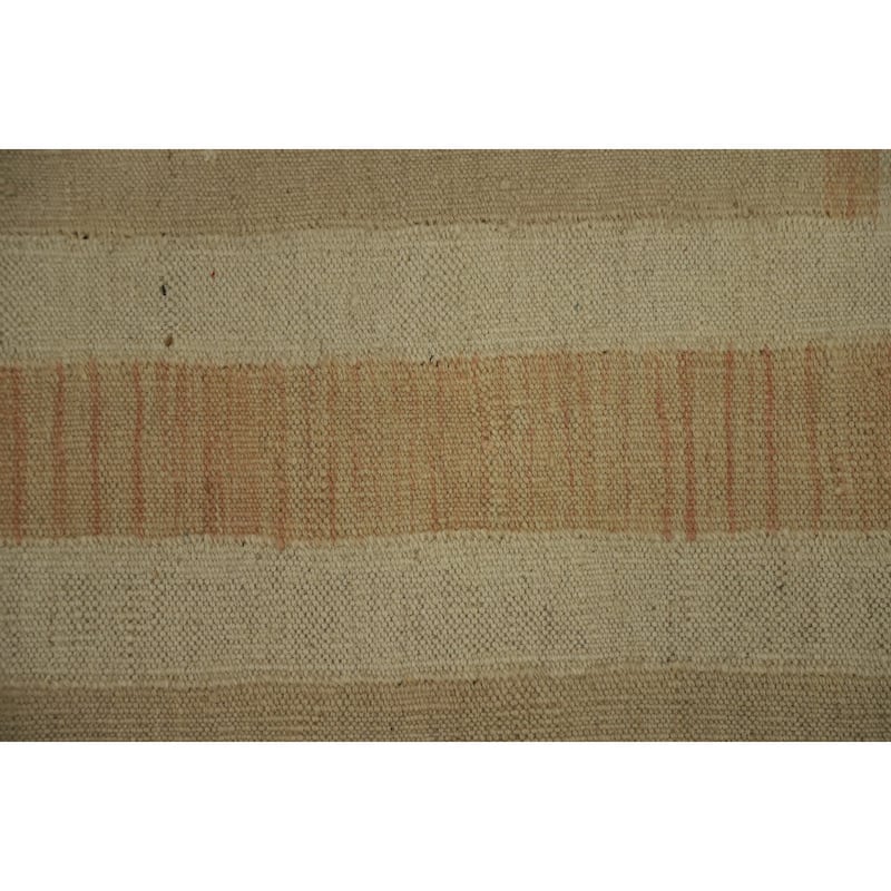 Hand Woven Oriental 100% Wool Carpet Southwestern Tribal Brown Kilim Area Rug - 5' 8'' X 4' 3''