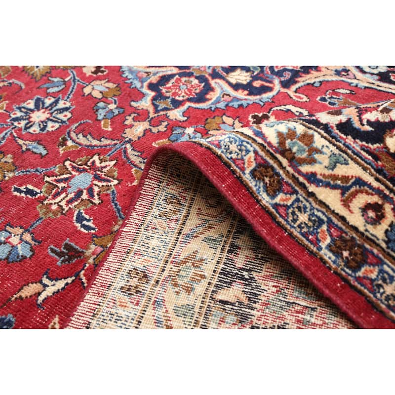 ECARPETGALLERY Hand-knotted Antalya Vintage Red Wool Rug - 7'11 x 10'0