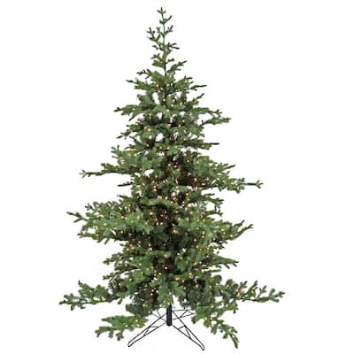 National Tree Company, HGTV Home Collection, 9ft Pre-Lit Decorator Tree, 1100 Clear Lights- UL with PowerConnect - 9 ft