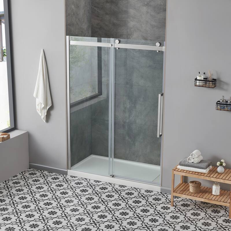 OVE Decors Bel Soft-Close Frameless Sliding Soft Close Shower Door
