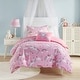preview thumbnail 1 of 7, Mi Zone Kids Kristie 100% Polyester Printed Comforter Set Pink - Full - Queen
