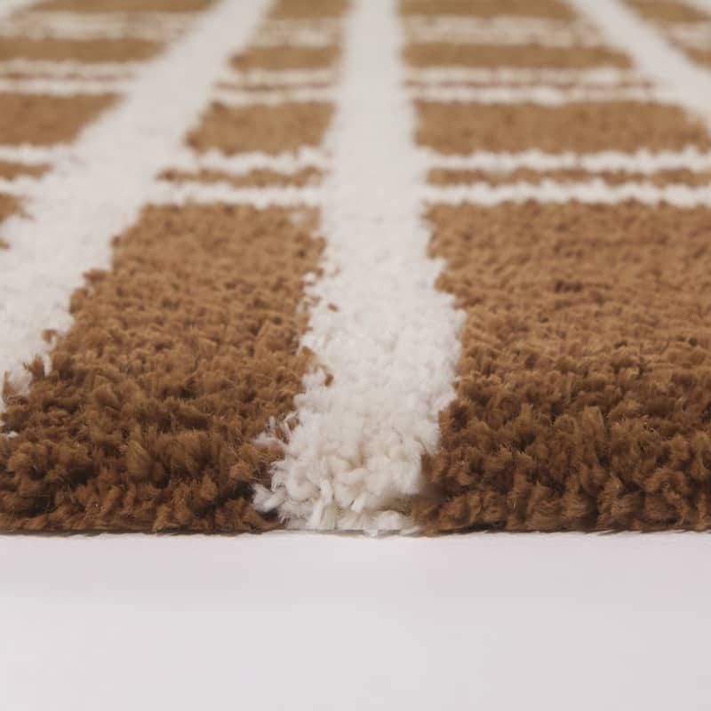 Don Geometric Stripe Area Rug