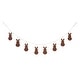 preview thumbnail 18 of 22, Glitzhome Easter Wooden Eggs Door Hanger Metal Truck Bunny Garland Wall Hanging Decor - N/A