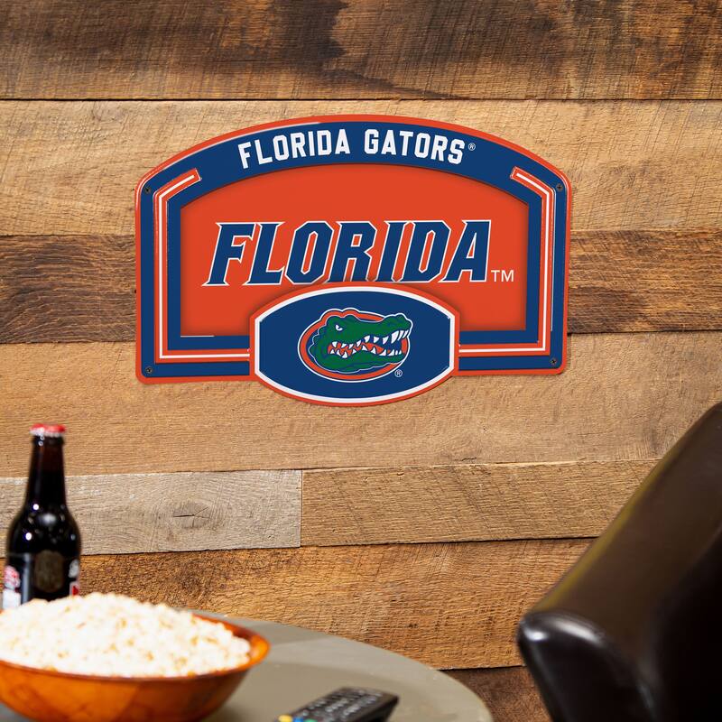 University of Florida Embossed Steel Wall Sign, 11" x 17"