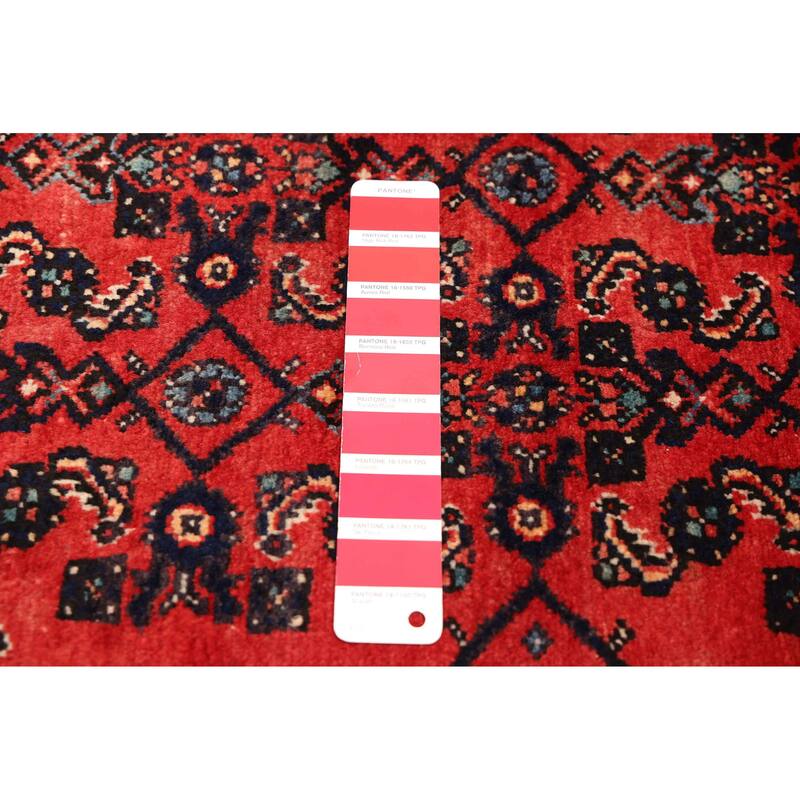 ECARPETGALLERY Hand-knotted Andelz Red Wool Rug - 5'1 x 9'4