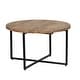 preview thumbnail 3 of 4, Linon Tayla Natural Wood/Iron Coffee Table