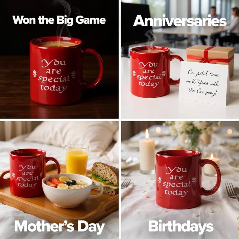 Waechtersbach You Are Special Today Plate and Mug Set - 10.63 in Platter & 12 oz Mug