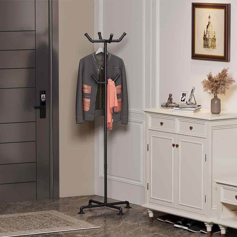 Sturdy standing coat rack hot sale