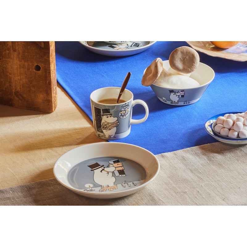 Moomin by Arabia Mug 10oz Moominpappa Grey