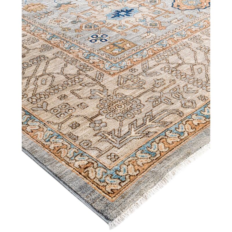Serapi One-of-a-Kind Hand-Knotted Area Rug - Gray - 9' 11" x 13' 9"