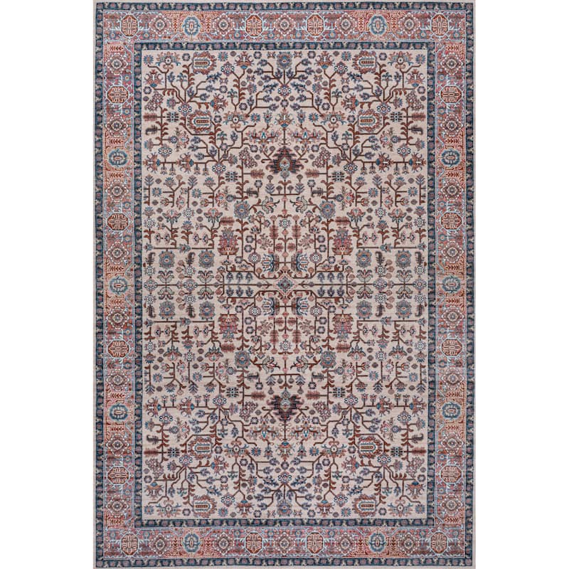 JONATHAN Y Cirali All-Over Persian Machine Washable Area Rug