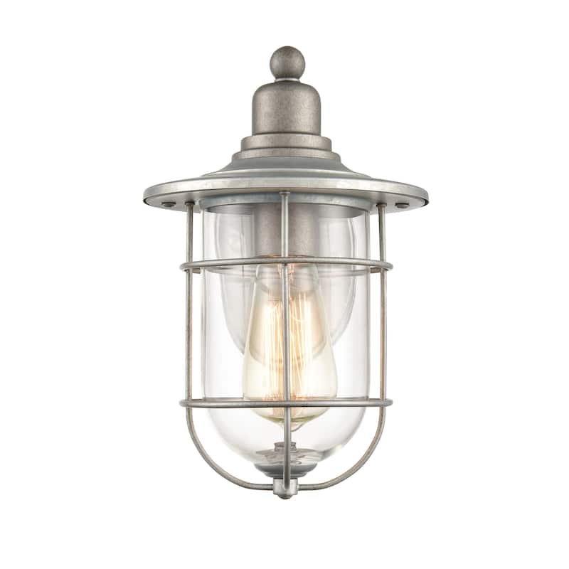 1 Light Metal Outdoor Wall Sconce