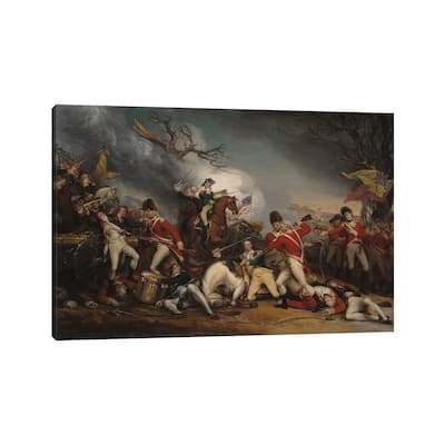 iCanvas "The Death of General Mercer at the Battle of Princeton, January 3, 1777 " by John Trumbull Canvas Print