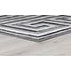 preview thumbnail 4 of 8, Orelsi Grey/Ivory Polyester Area Rug