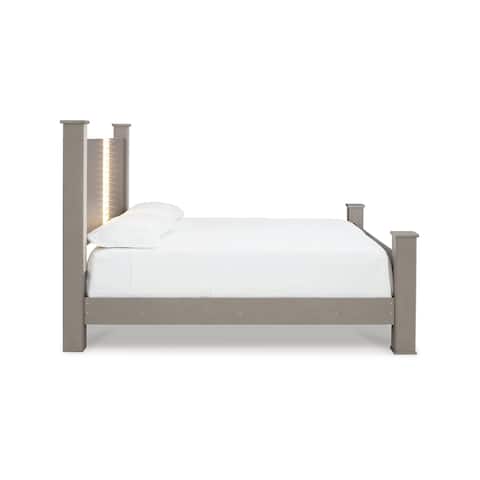 Signature Design by Ashley Surancha Gray Poster Bed