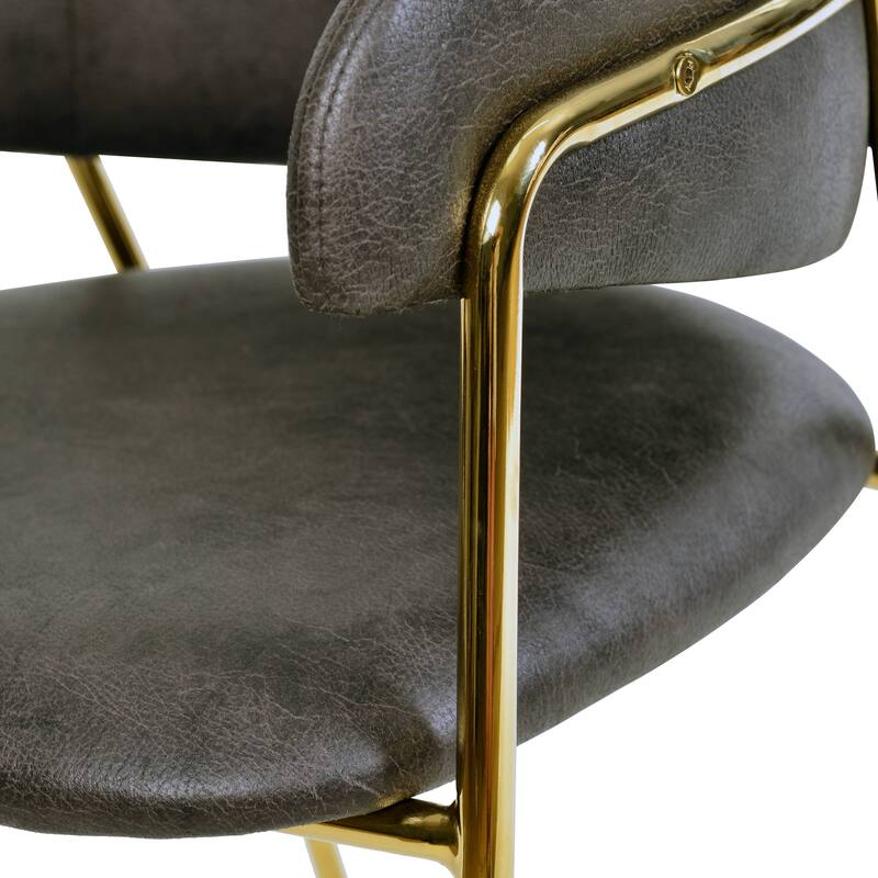 LeisureMod Axis Set of 4 Mid-Century Modern Dining Chair, Elegant Accent Side Chair for Home Office & Kitchen