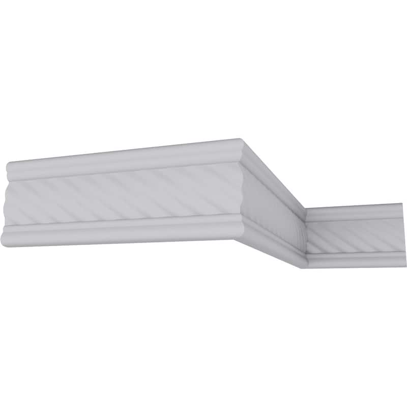 2 3/8"H x 3/8"P x 94 1/2"L Classic Alexandria Rope Panel Moulding
