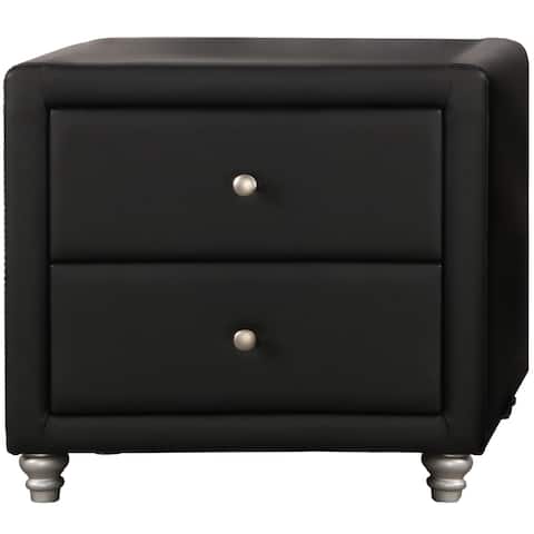 Upholstered 2 Drawer Nightstand