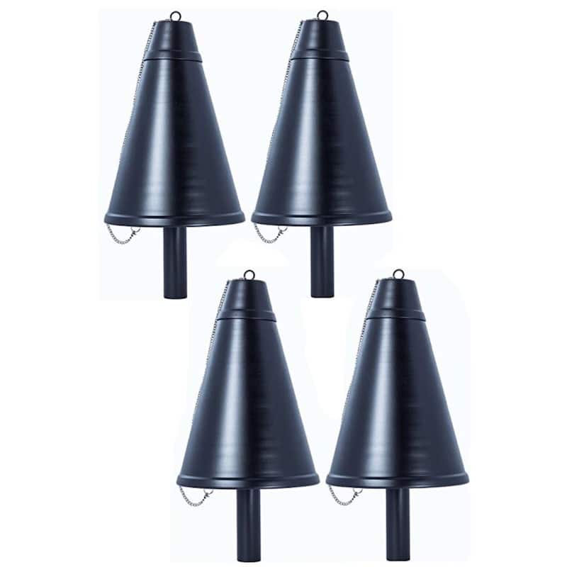 Large Hawaiian Cone Tiki Torch