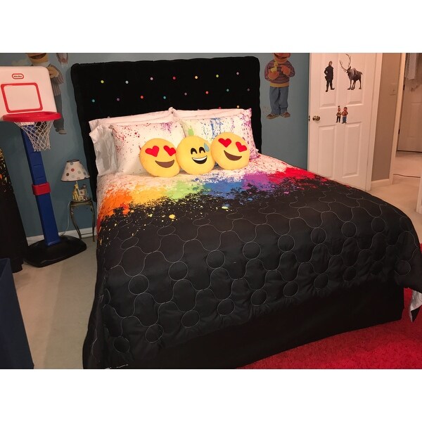 Shop Crayola Cosmic Burst Brushed Microfiber 3 Piece Comforter Set