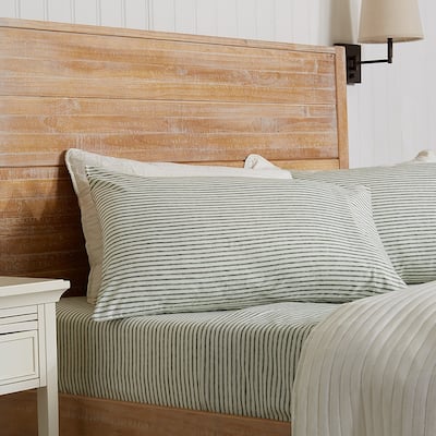 Premium Striped Microfiber Sheet Set