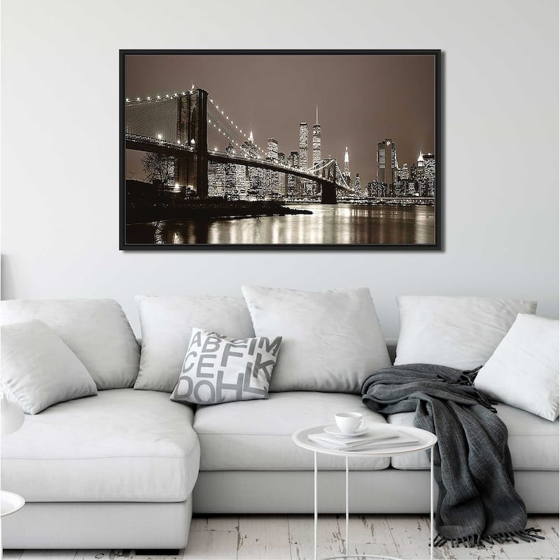 "Saturday Night" Print on Floating Canvas