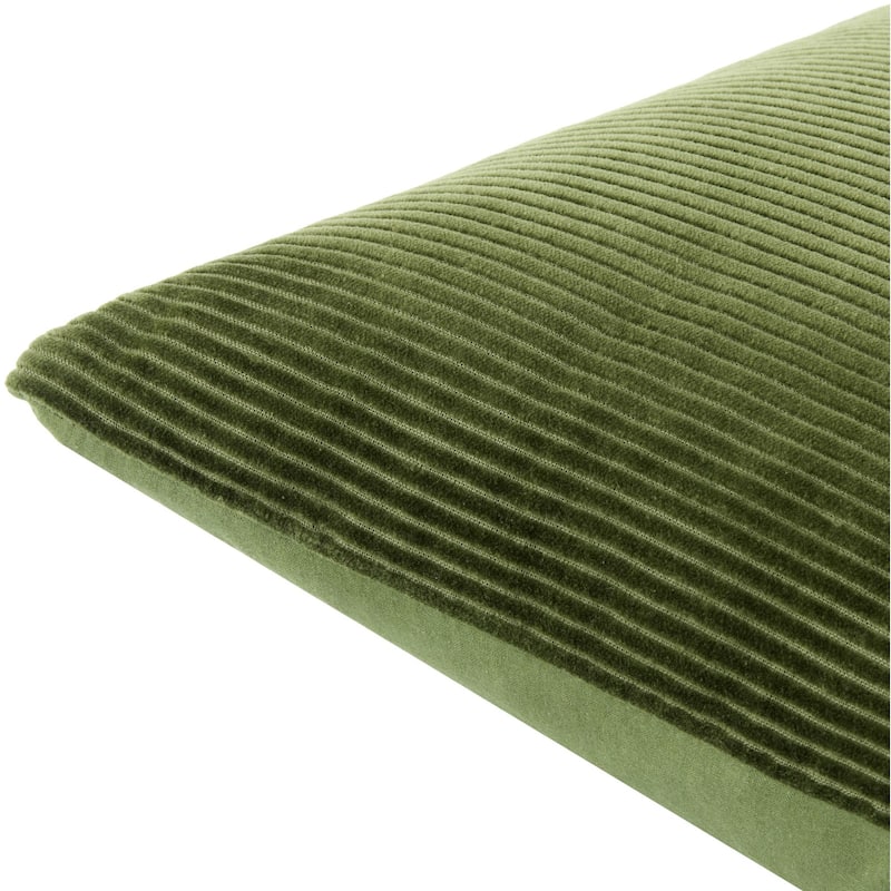 Livabliss Corduroy Quarters Modern Accent Pillow