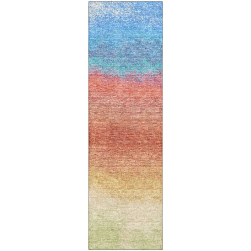Premium Washable Super Soft Abstract Ombre Mayfield Rug