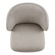 preview thumbnail 35 of 51, Spruce & Spring Kyle Morden Fabric Dining Room Chair with Casters Wrap-round Back