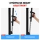 preview thumbnail 4 of 6, Zelus 5.5-10 ft. Adjustable Heights Portable Outdoor Basketball Hoop