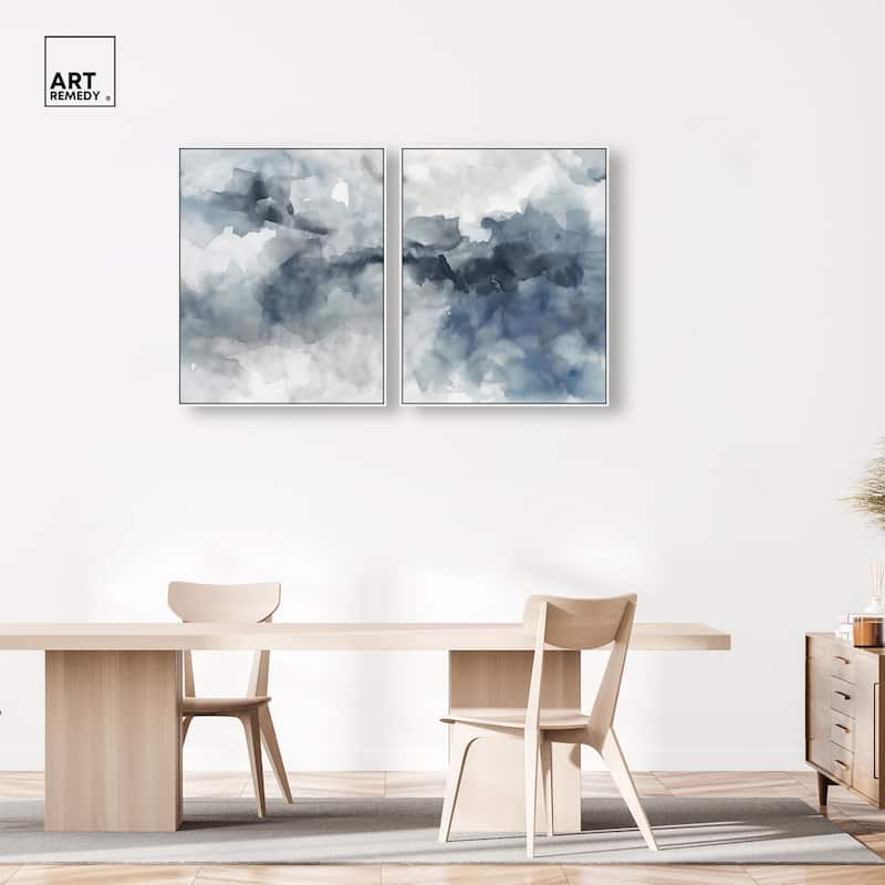 Calming Tides Canvas Set of 2 by Art Remedy