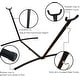 preview thumbnail 57 of 86, Double Cotton Hammock with Space Saving Steel Stand