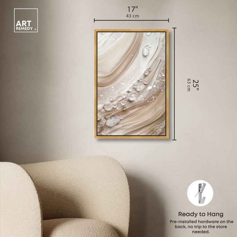 Viscous Veils II Canvas by Art Remedy