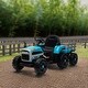 preview thumbnail 28 of 34, Realistic 12V Ride-On Tractor: Remote Control and Exciting Features for Kids Blue