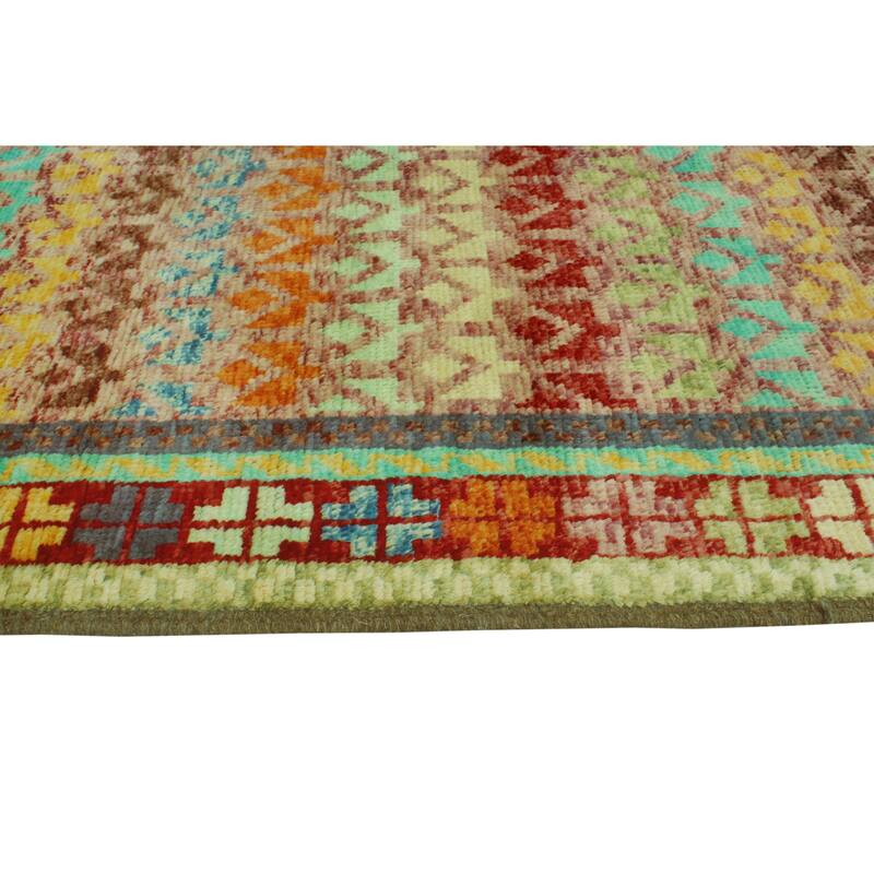 Noori Rug Balochi Leola Red/Orange Rug - 4'10" x 6'5"