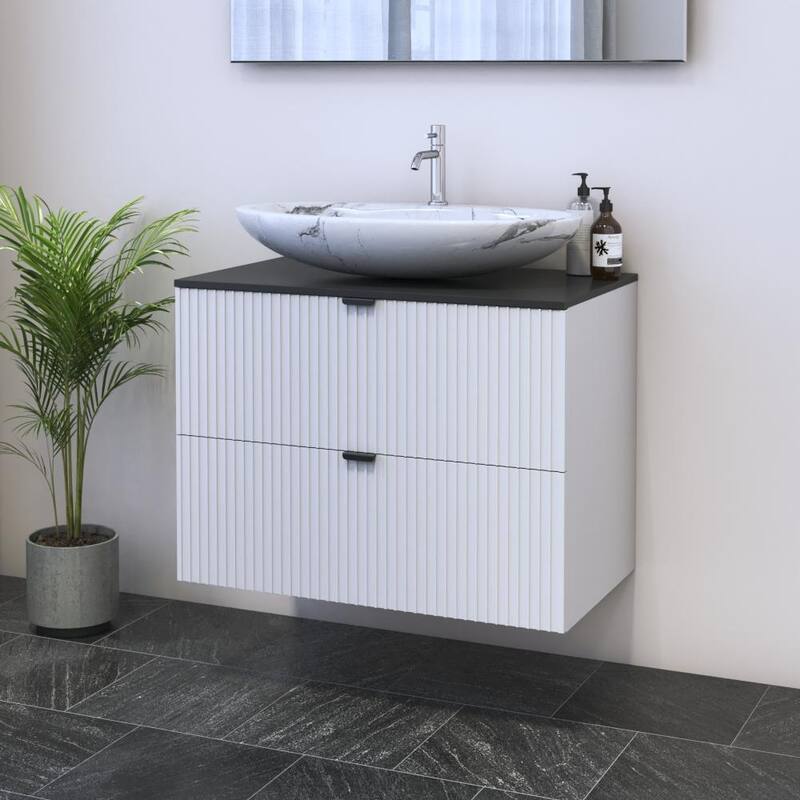 Nicole 2S 80 Floating Bathroom Vanity (32" Width)