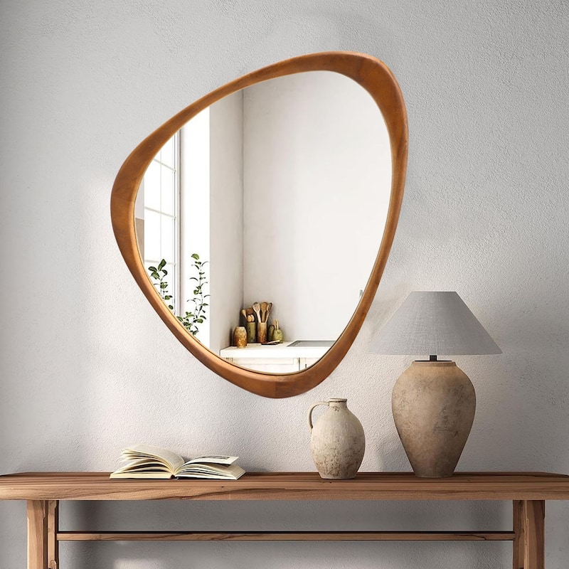 Unique Silhouette: Curved-shaped, Stylish Wall Mirror