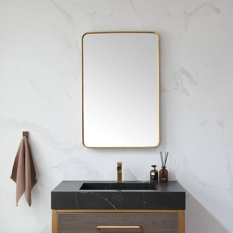 Mutriku Rectangle Aluminum Framed Wall Mount Mirror