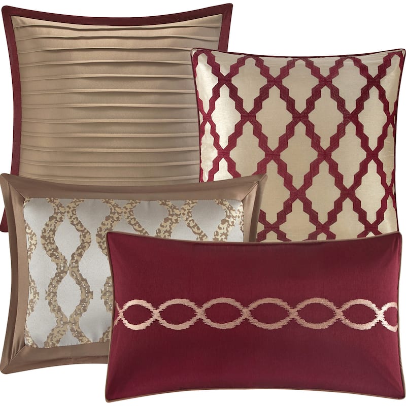 Nanshing Calvin Luxury10-Piece Geometric Comforter Set