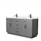 Option Dark Gray, Black Trim,Carrara Cultured Marble Top