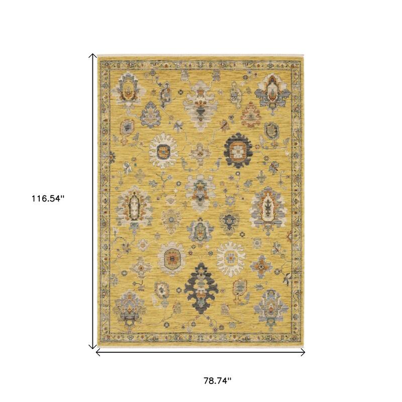 HomeRootsOriental Traditional Rectangle Area Rug