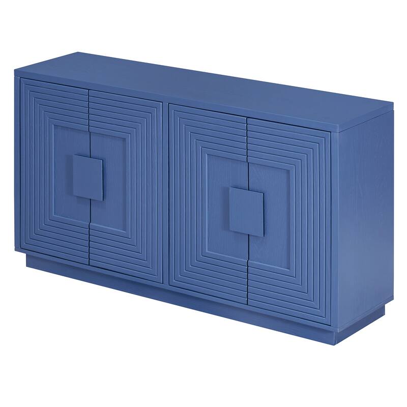 4-Door Sideboard with Ample Storage for Living Room and Dining Room