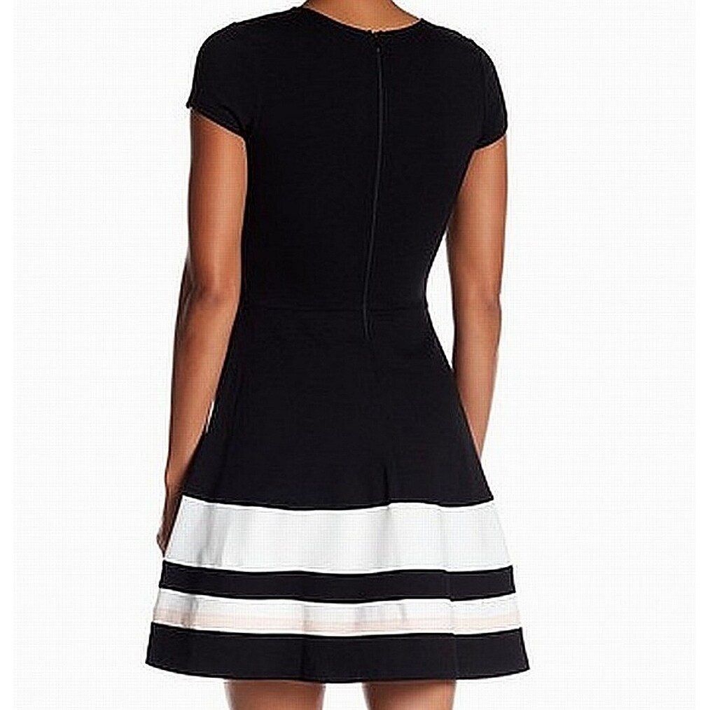Shop Love Ady Black Pink Womens Size Large L Striped A Line