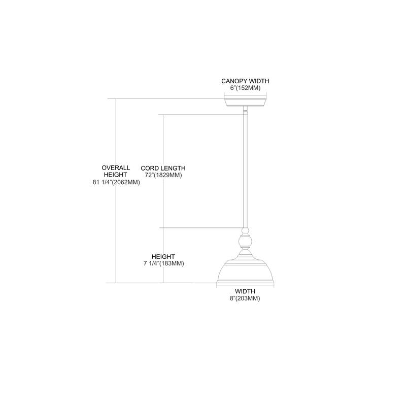 Elk Home Norwich Oiled Bronze With Amber Glass 1 Light Pendant