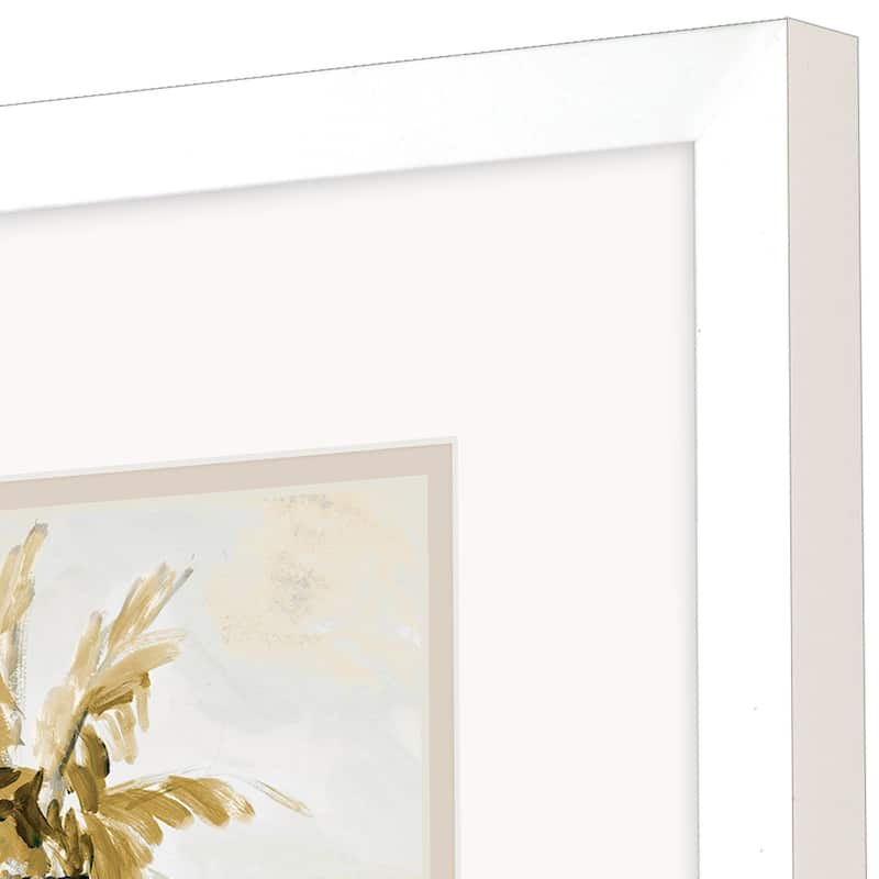 Gold Palm in Paradise S/2 Framed Art Under Glass