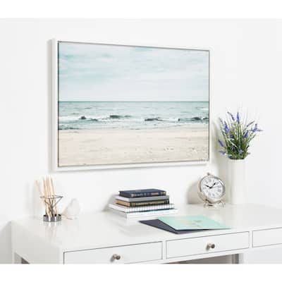 Kate and Laurel Sylvie Beach Framed Canvas by Emiko and Mark Franzen