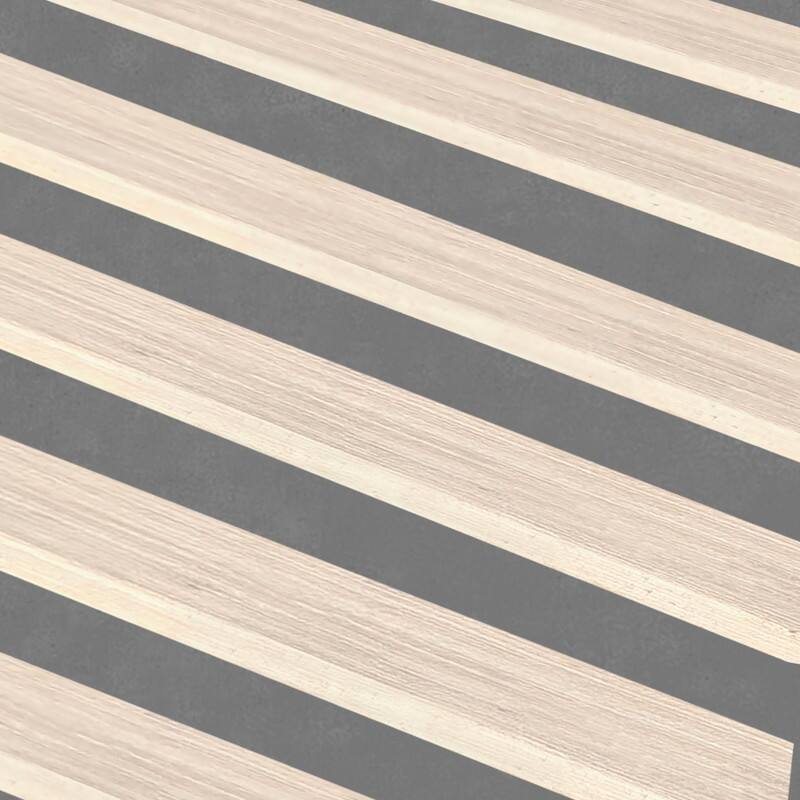 Modern Brown Solid Wood Platform Bed Frame with Headboard