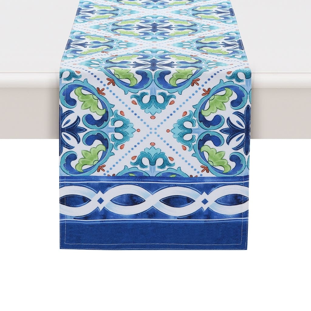 Laural Home Callisto Tiles Table Runner