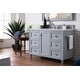 preview thumbnail 4 of 34, James Martin Vanities Copper Cove Encore 48" Single Vanity, Silver Gray
